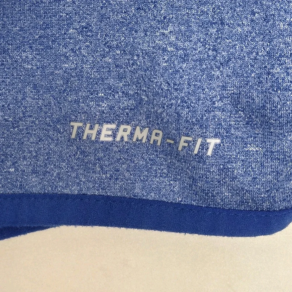 Nike Therma Fit Athletic Performance Full Zip Training Hoodie Blue Women's Small